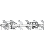 GSP 210033 Привод в сборе CITROEN JUMPER/FIAT DUCATO/PEUGEOT BOXER 1.9-2.8 94-02 лев. (ABS)