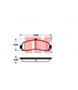 NK - 222239 - Колодки тормозные дисковые 222239
