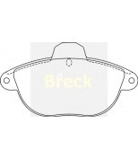 BRECK-LUMAG - 231460050110 - Колодки торм.пер