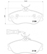 MINTEX - MDB1485 - Колодки торм.диск.пер.Audi -100/200/Quattro Lucas