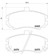 MINTEX - MDB2721 - Колодки торм.диск.пер.Hyundai Elantra1.6-2.0 '01-0