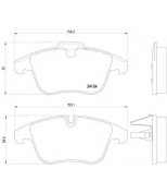 MINTEX - MDB2944 - Колодки торм.диск.пер.Ford Galaxy 1.8-2.0 '06/S-Ma