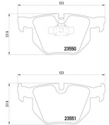 TEXTAR - 2355081 - Колодки тормозные задние дисковые с увеличенным сроком службы
