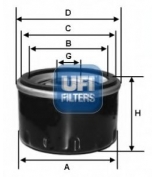 UFI - 2356500 - Фильтр масляный