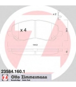 ZIMMERMANN - 235841601 - Комплект тормозных колодок, диско