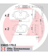 ZIMMERMANN - 236231702 - Колодки тормозные
