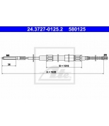 ATE - 24372701252 - Трос ручн торм Passat 1,6-1,8 (88-93)   барабанные 