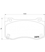 TEXTAR - 2407501 - Колодки торм пер Crysler/Jeep 6 1 05-