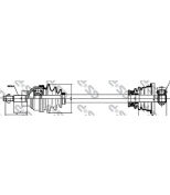 GSP - 250227 - Полуось привода колеса