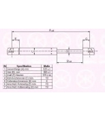 KLOKKERHOLM - 25647100 - Gas Spring, boot, 3-drs