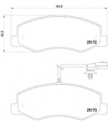TEXTAR - 2517201 - Колодки тормозные задние дисковые к-кт RENAULT MASTER III (2010>) спарка