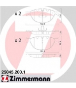 ZIMMERMANN - 250452001 - Колодки тормозные дисковые BMW