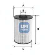 UFI - 2605500 - Фильтр топливный