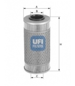 UFI - 2669400 - Фильтр топливный выс. 120мм