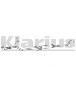 KLARIUS - 270598 - Глушитель средний opel meriva 1.4-1.6 03-10