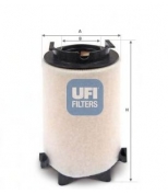 UFI - 2740200 - Фильтр воздушный катридж овальный