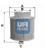 UFI - 2759700 - Фильтр воздушный