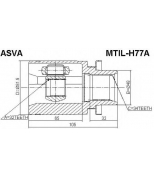ASVA - MTILH77A - ШРУС ВНУТРЕННЫЙ ЛЕВЫЙ 32x48x34 ()