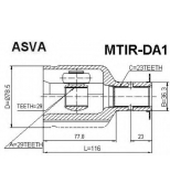 ASVA - MTIRDA1 - ШРУС  внутренний правый 29x36.5x23 () asva