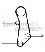 CONTITECH - CT1114K1 - Комплект ГРМ (ремень + ролик)