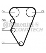 CONTITECH - CT708K1 - Ремень ГРМ [143 зуб.,23mm] + ролик