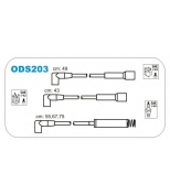 JANMOR - ODS203 - Комплект проводов Opel Kadett E 1.6i (84-91)