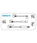 JANMOR - ODS214 - Комплект проводов Opel Astra 1.8, 2.0 91-95