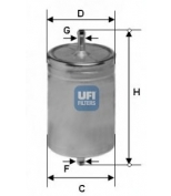 UFI - 3161100 - Топливный фильтр