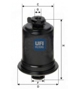 UFI - 3177500 - Фильтр топливный