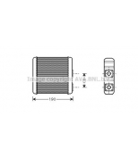 AVA DN6133 Радиатор отопит.ALMERA/MAXIMA/LEGACY 89-