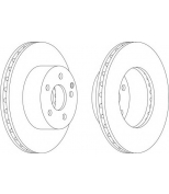 FERODO DDF1668 комплект дисков тормозных (2 диска в комплекте)