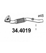 ASSO 344019 Приемная труба глушителя CORSA D (2006>) 1.4