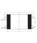 NRF - 35447 - Радиатор кондиционера: Laguna II/01- /1.6/1.8/1.9D/2.0/2.2D/3.0