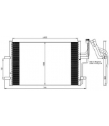 NRF - 35507 - Радиатор кондиционера