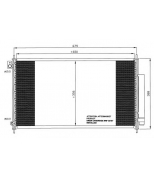 NRF - 35559 - Радиатор кондиционера: Accord VIII/03- /2.0/2.4