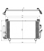 NRF - 35755 - Конденсатор кондиционера mitsubishi outlander i (cu_) 2.0 4wd (cu2w) bj 200305-0 MITSUBISHI