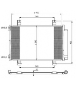 NRF - 35854 - Радиатор кондиционера