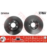 TRW DF4054 Диск тормозной DF4054