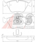 ABS - 37036 - Колодки тормозные передние BMW E39/E46