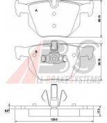 ABS - 37410 - дисковые колодки