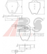 ABS - 37448 - Тормозные колодки Volkswagen Phaeton (F) 02-