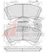 ABS - 37701 - КОЛОДКИ ТОРМОЗНЫЕ ДИСКОВЫЕ, КОМПЛЕКТ