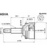 ASVA - NS44A42 - ШРУС НАРУЖНЫЙ 22x48x23 (NISSAN : MICRA K11)