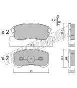 FRITECH - 3900 - Колодки тормозные дисковые передние DAIHATSU SIRION , YRV