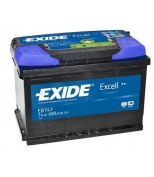 EXIDE - EB741 - АКБ Excell 74Ah 680A 278x175x190 (+-)