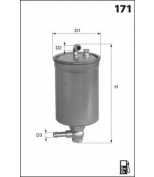MECAFILTER - ELG5338 - Фильтр топливный