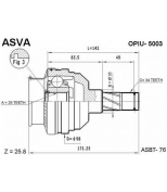 ASVA - OPIU5003 - ШРУС ВНУТРЕННИЙ 25х35х34 (OPEL   VECTRA A/KADETT E(2.0)ASTRA F,SAAB 900) ASVA