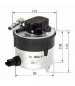 BOSCH - F026402046 - фильтр топливный Ford/Mazda/Volvo 1.6 diesel