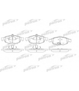 PATRON - PBP1550 - Колодки тормозные дисковые передн CHRYSLER: SEBRING 01-, SEBRING кабрио 01-
