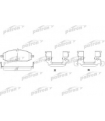 PATRON - PBP1577 - Колодки тормозные дисковые передн NISSAN: PATROL GR II 97-